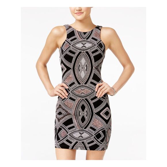 SPEECHLESS Dresses & Skirts - SPEECHLESS Womens Body Con Short Dress Black Sleeveless Cocktail Juniors 5